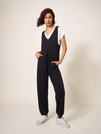 LAINEY JERSEY JUMPSUIT - BLACK