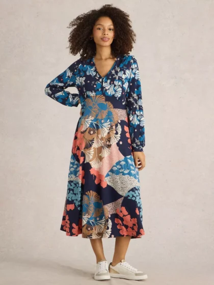 Megan Midi Jersey Dress