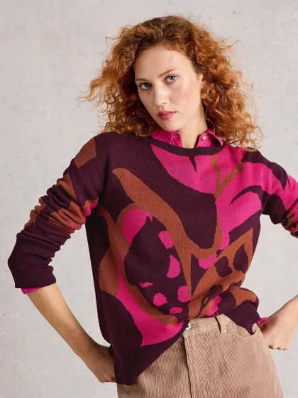 OLIVE LONG SLEEVE CREW NECK JUMPER
