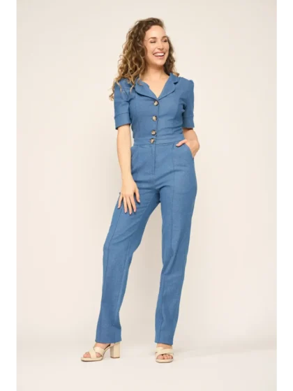 Very Cherry - Classic Jumpsuit Light Denim