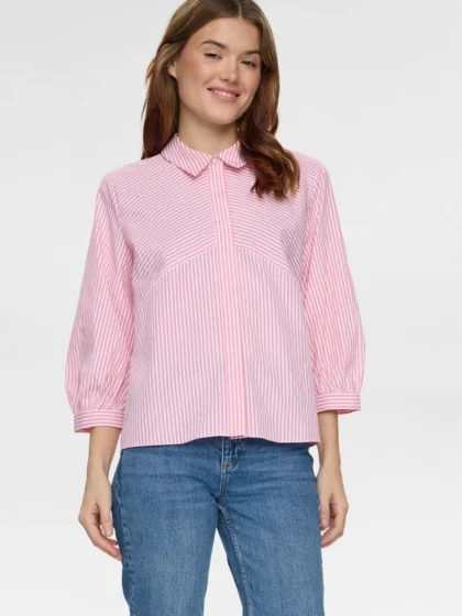 NUCERICA Blouse Peony stripes