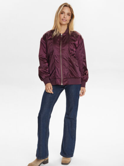 Nufria oversize bomber jacket - winetasting